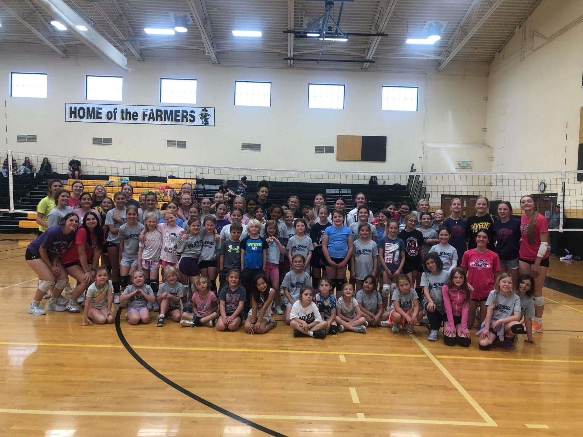 Zapata VBC group photo at a volleyball event